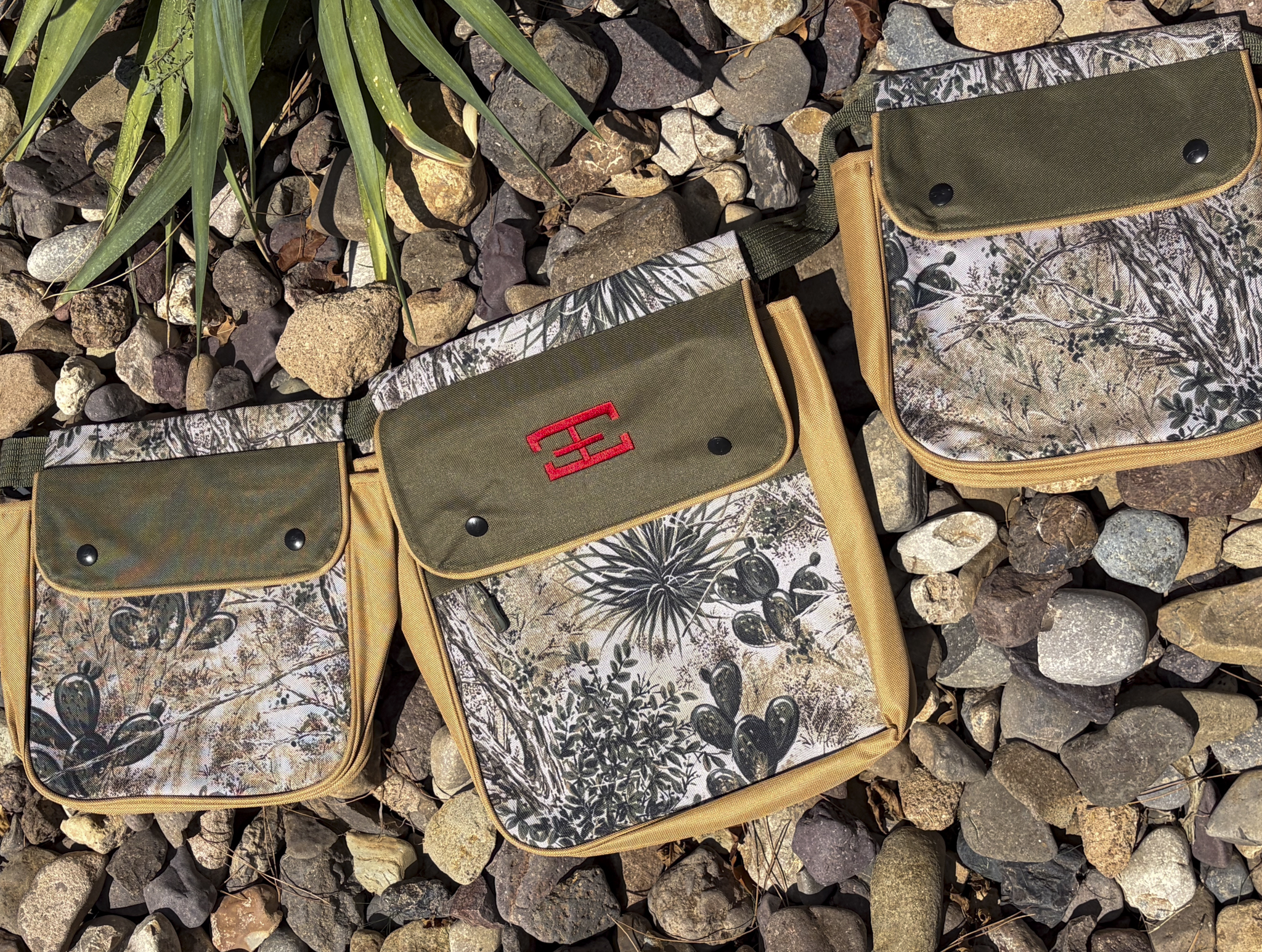 Hunting Gear Essentials_Bird Belt on rocks with double E logo